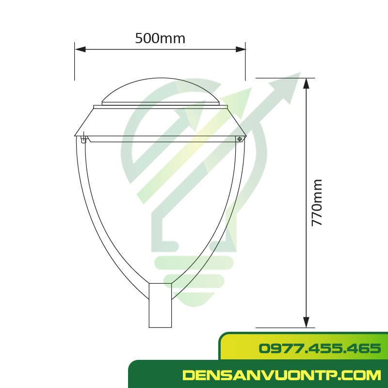 TPSVHD09 c Đèn sân vườn hiện đại SVHD09