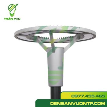 đèn trụ chiếu sáng sân vườn vòng bạc
