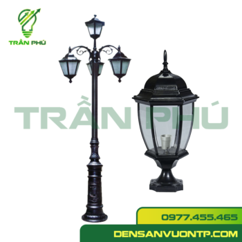 cột đèn lồng chùa