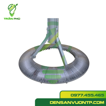 đèn trụ chiếu sáng sân vườn màu xám UFO ring